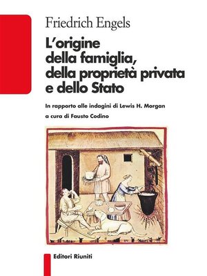 cover image of L'origine della famiglia, della proprietà privata e dello Stato